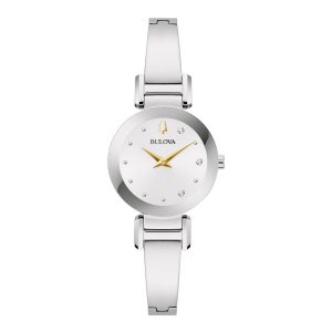 Reloj Bulova Mujer Modern. Acero Inoxidable Plateado 96P241