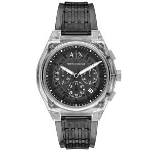 Reloj Armani Exchange Hombre Sync. Poliuretano Negro AX4167
