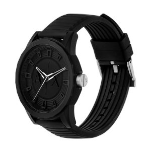Reloj Armani Exchange Hombre Outerbanks. Silicona Negro AX7159SET