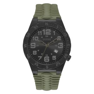 Reloj Guess Hombre Territory. Silicona Verde GW0322G2
