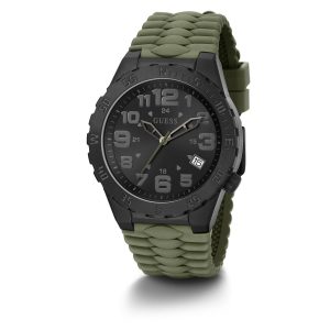 Reloj Guess Hombre Territory. Silicona Verde GW0322G2