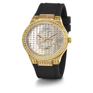 Reloj Guess Mujer Radiance. Silicona Negro GW0482L1