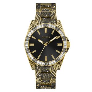 Reloj Guess Hombre Throne. Acero Inoxidable Negro GW0496G2
