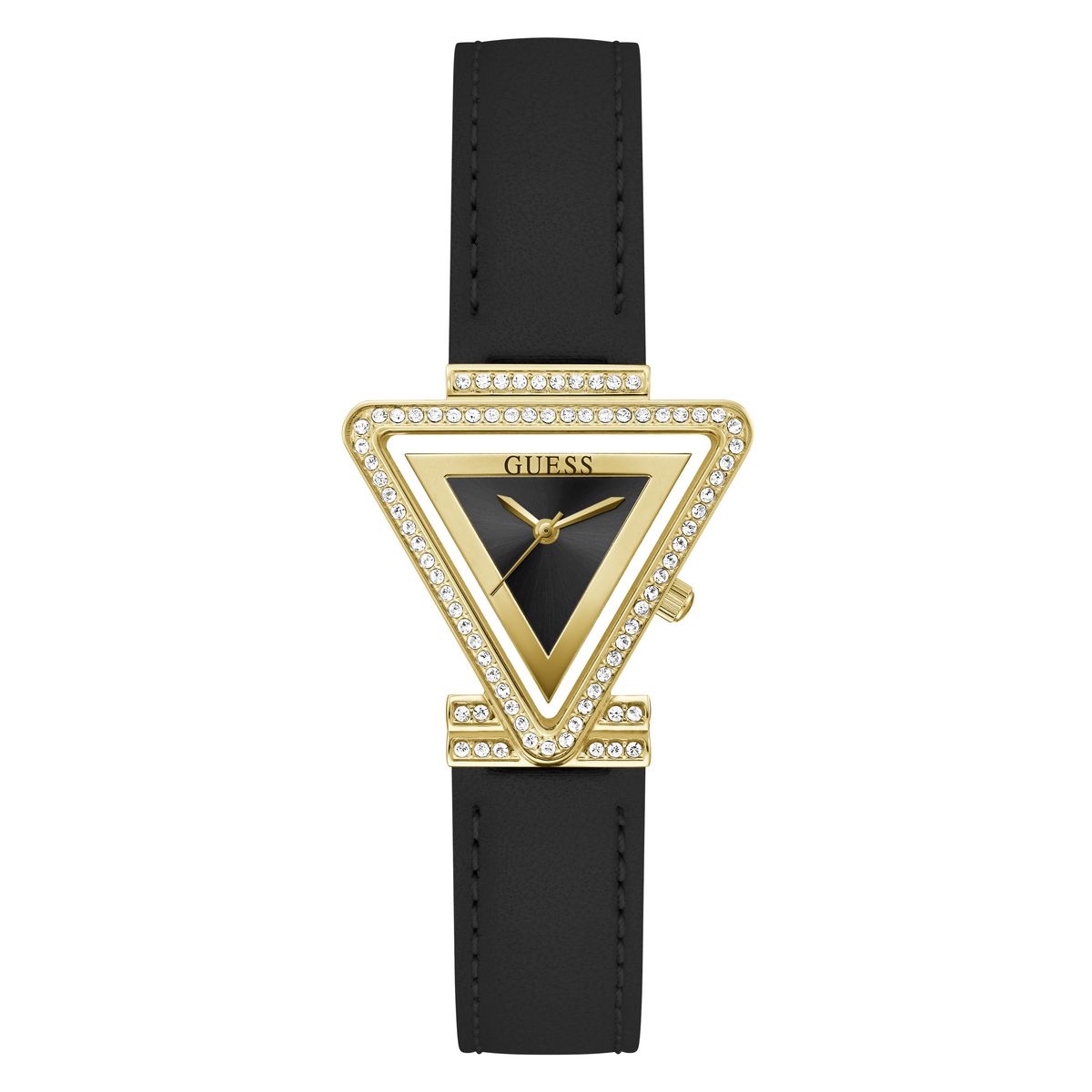 Reloj Guess Mujer Fame. Cuero Negro GW0504L5