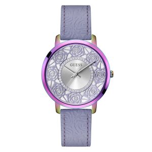 Reloj Guess Mujer Dahlia. Cuero Morado GW0529L4