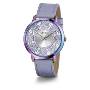 Reloj Guess Mujer Dahlia. Cuero Morado GW0529L4