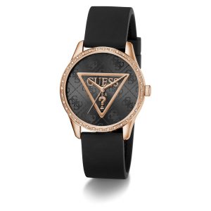 Reloj Guess Mujer Roxy. Silicona Negro GW0942L3