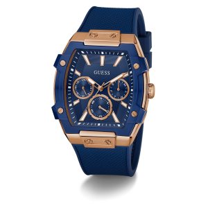 Reloj Guess Hombre Phoenix. Silicona Azul GW0956G4