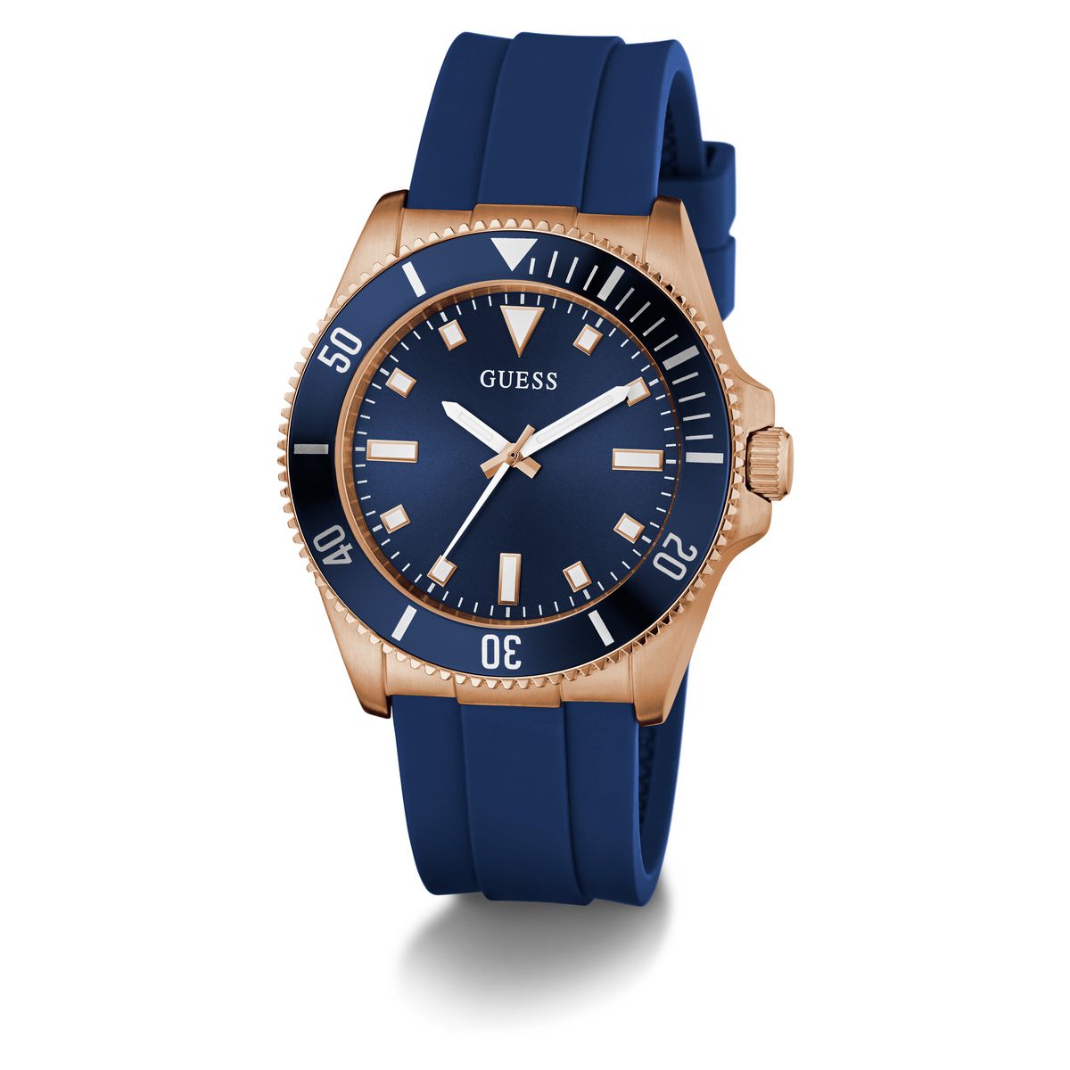 Reloj Guess Hombre Cliff. Silicona Azul GW0969G3 - Imagen 2
