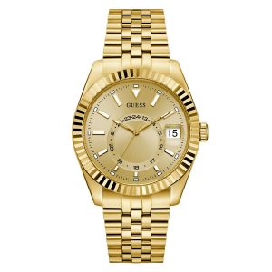 Reloj Guess Hombre Jaden. Acero Inoxidable Dorado GW0977G2