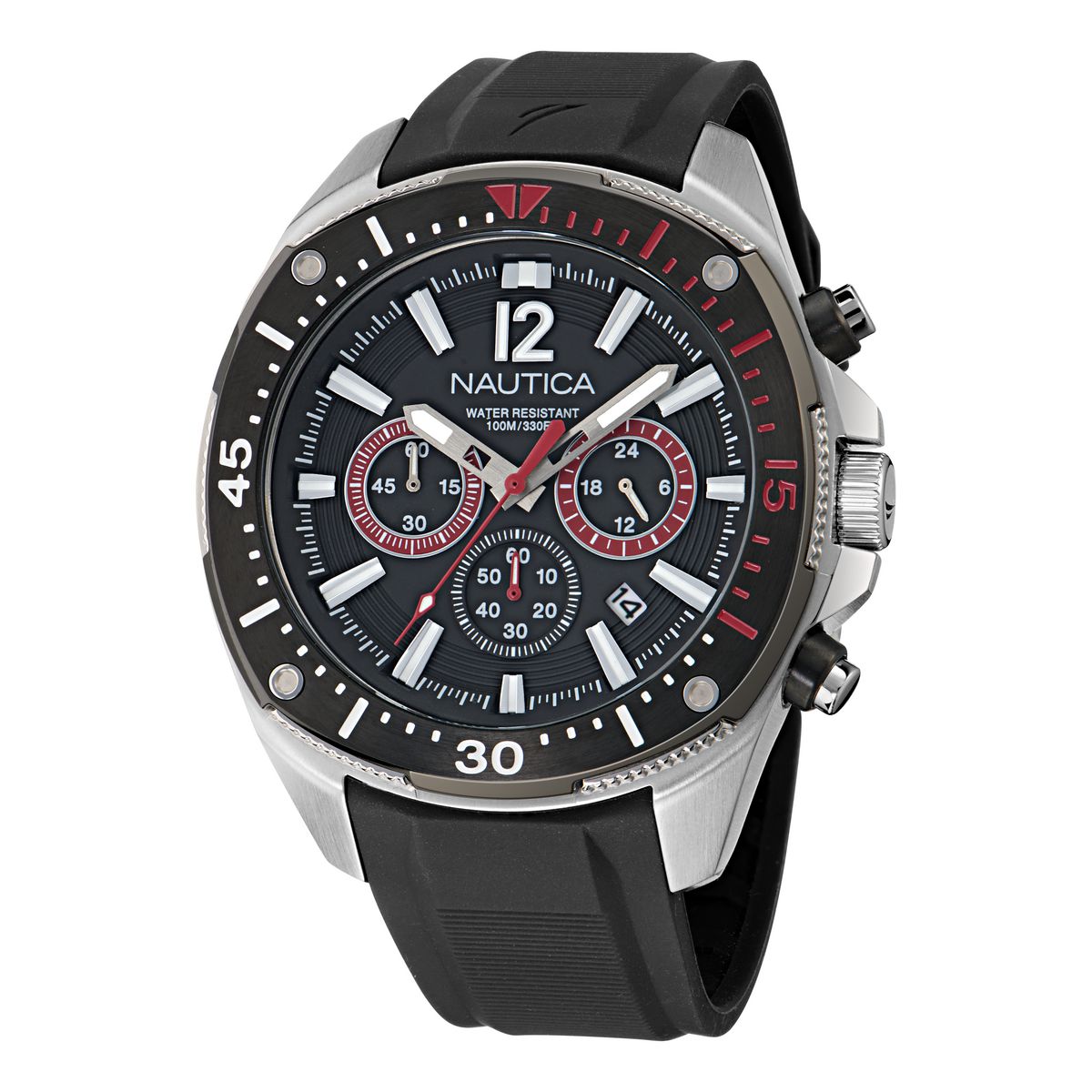 Reloj Nautica Hombre NCT Bluesail. Silicona Negro NAPBSS501