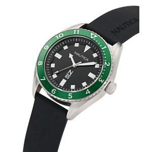 Reloj Nautica Hombre Finn World. Silicona Negro NAPFWF401