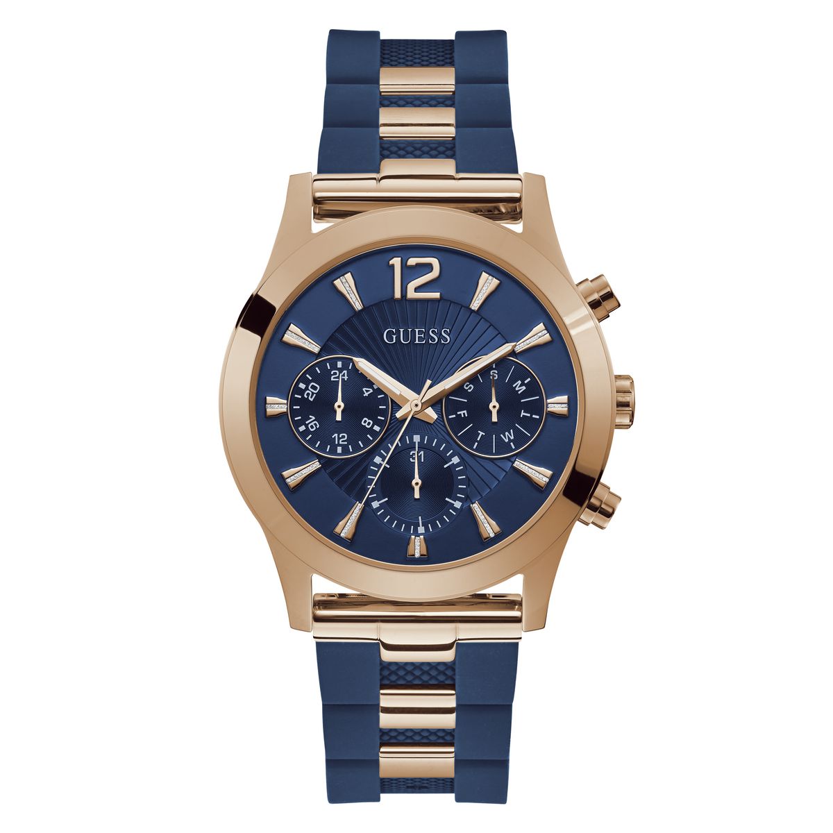 Reloj Guess Mujer Skylar. Silicona Azul W1294L2
