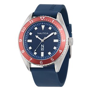 Reloj Nautica Hombre Finn World. Silicona Azul NAPFWF404