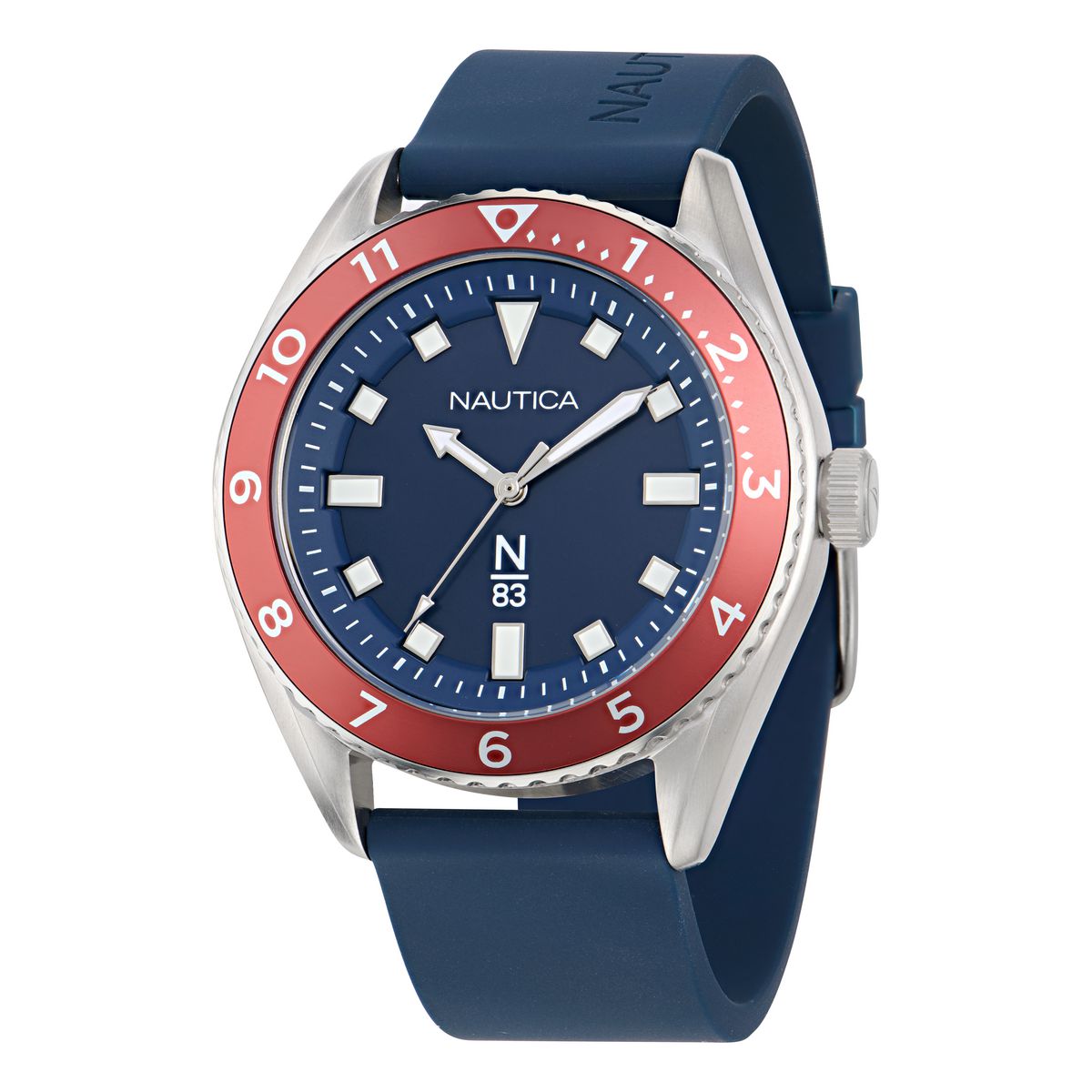 Reloj Nautica Hombre Finn World. Silicona Azul NAPFWF404