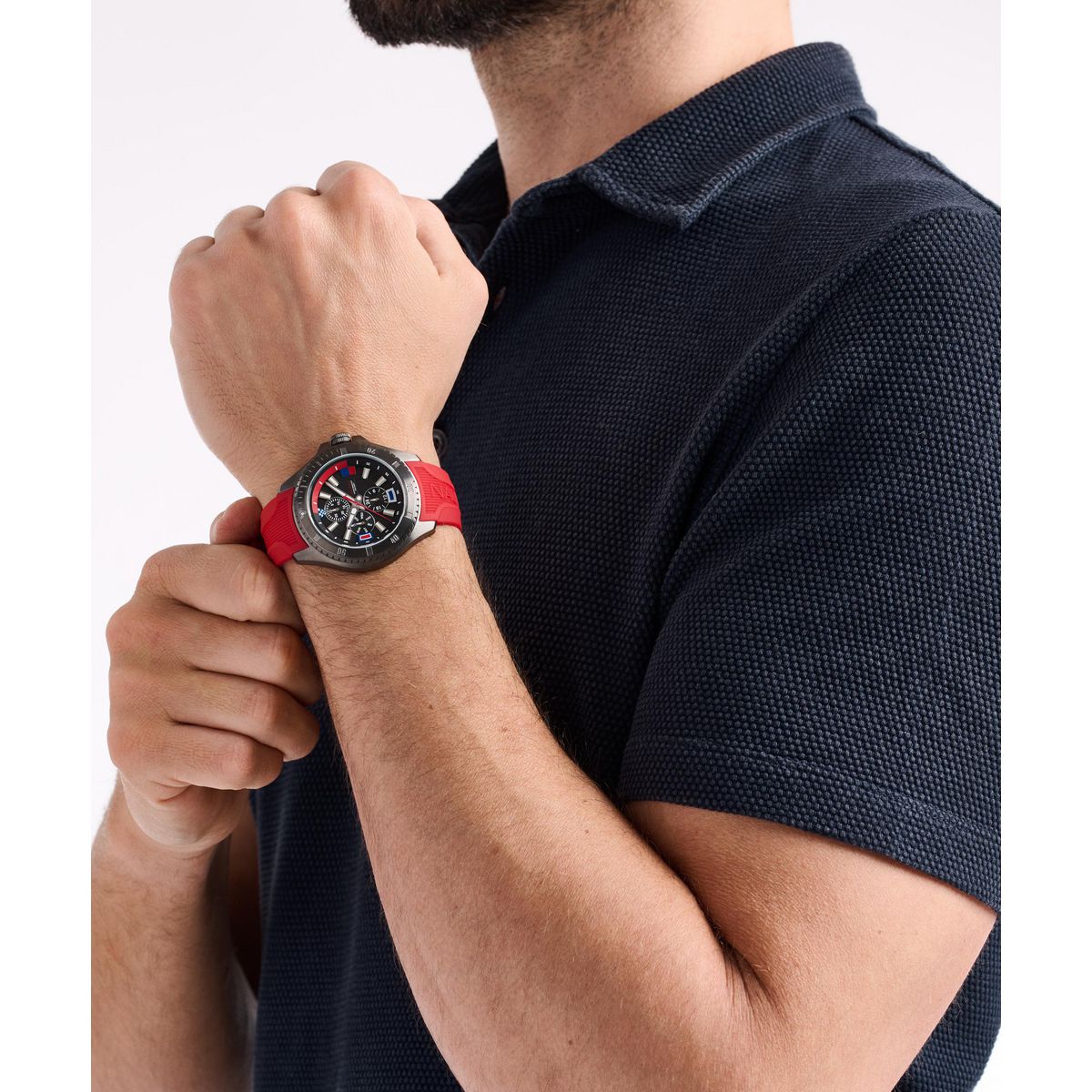 Reloj Nautica Hombre NCT Leeway. Silicona Rojo NAPLWF5O1 - Imagen 3