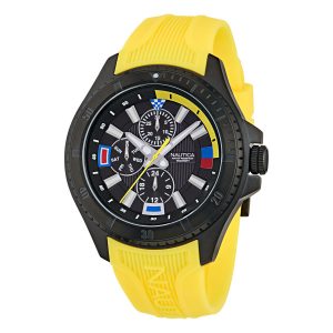 Reloj Nautica Hombre NCT Leeway. Silicona Amarillo NAPLWF5O2