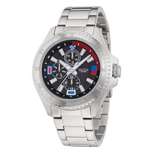Reloj Nautica Hombre NCT Leeway. Acero Inoxidable Plateado NAPLWF5O4