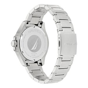 Reloj Nautica Hombre NCT Leeway. Acero Inoxidable Plateado NAPLWF5O4