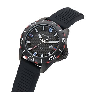 Reloj Nautica Hombre. Silicona Negro NAPNRS507