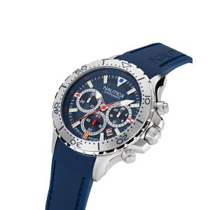 Reloj Nautica Hombre NST Chronograph. Silicona Azul NAPNSF201
