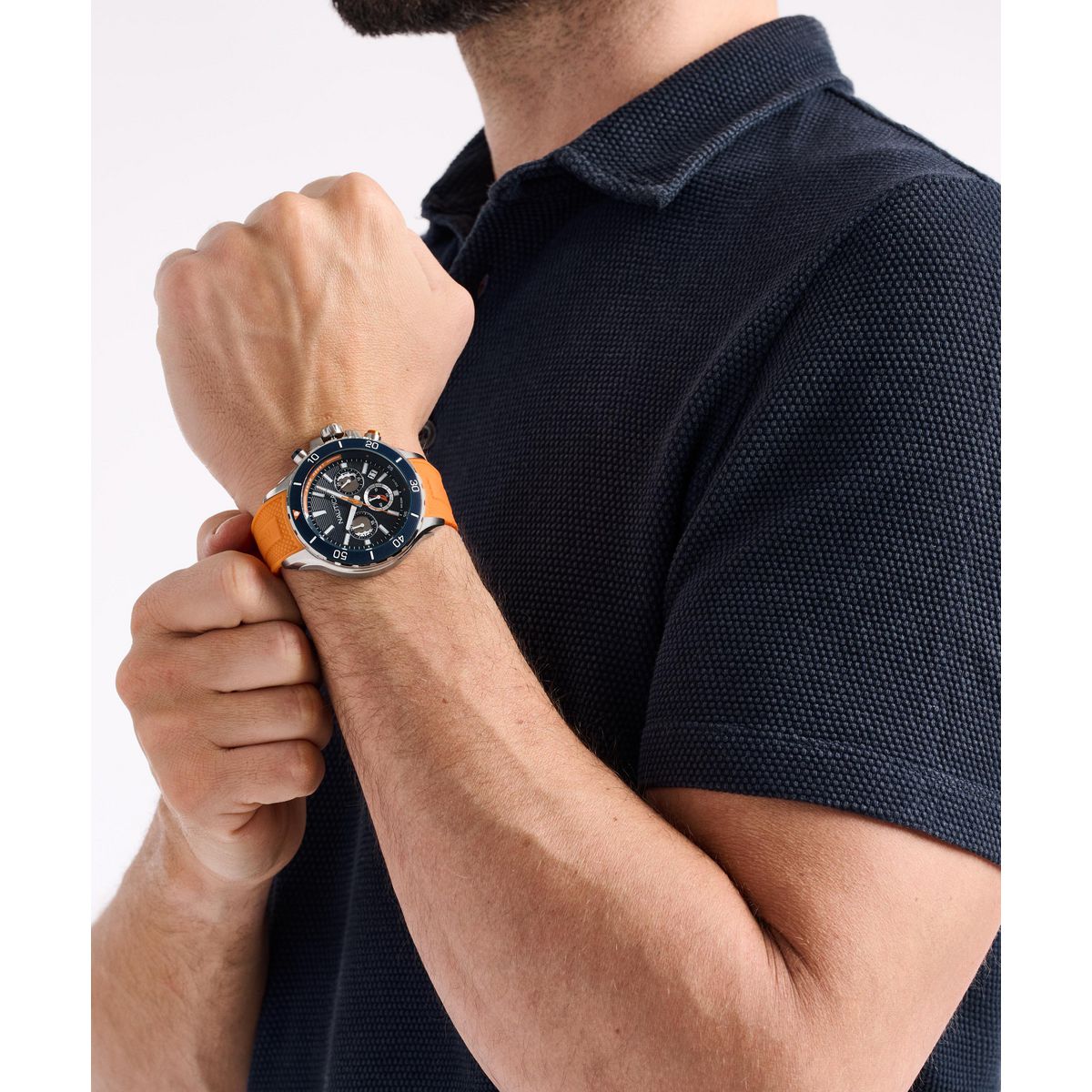 Reloj Nautica Hombre. Silicona Naranja NAPNSF502 - Imagen 4