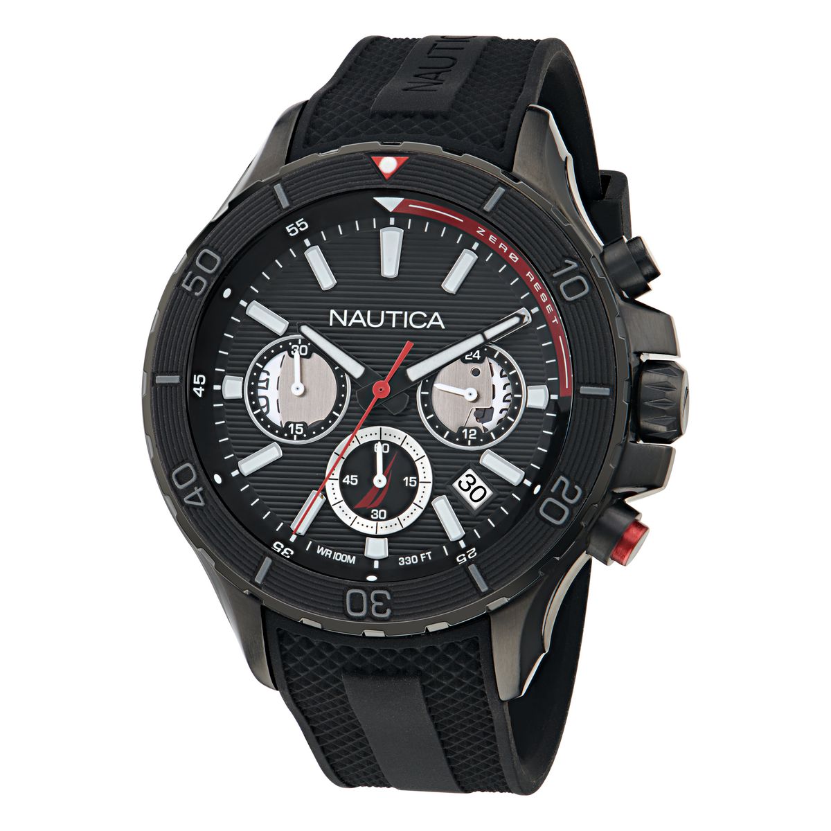 Reloj Nautica Hombre Black Strap. Silicona Negro NAPNSF503 - Imagen 2