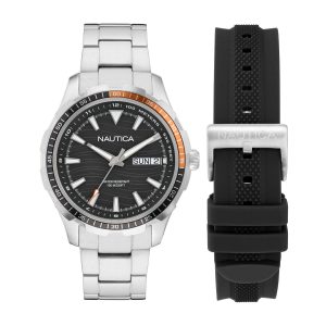 Reloj Nautica Hombre NST Everyday. Acero Inoxidable Plateado NAPNSF514