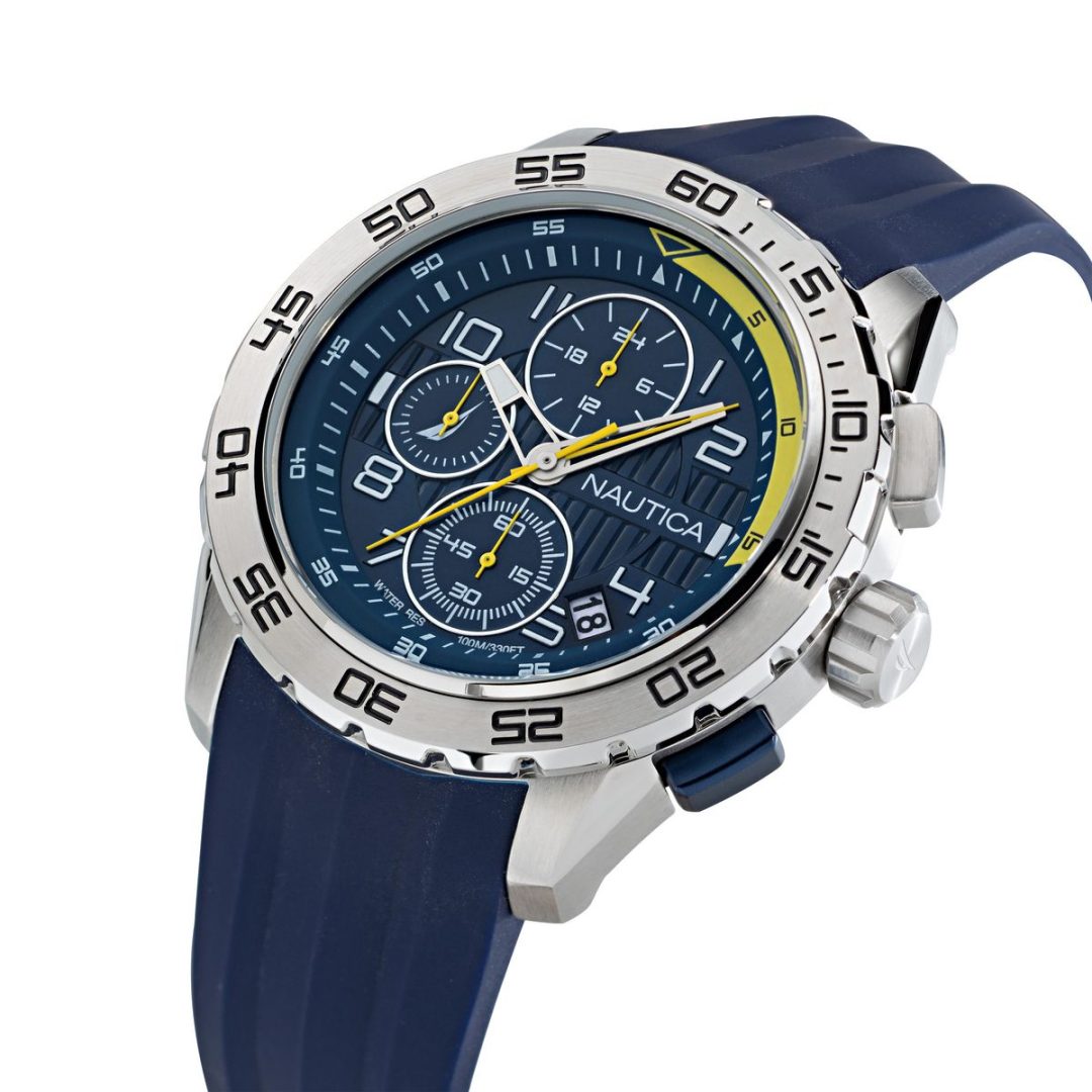 Reloj Nautica Hombre NST. Silicona Azul NAPNSS301 – World Time