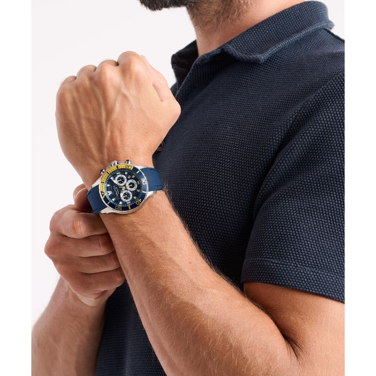 Reloj Nautica Hombre NST. Silicona Azul NAPNSS501 - Imagen 4
