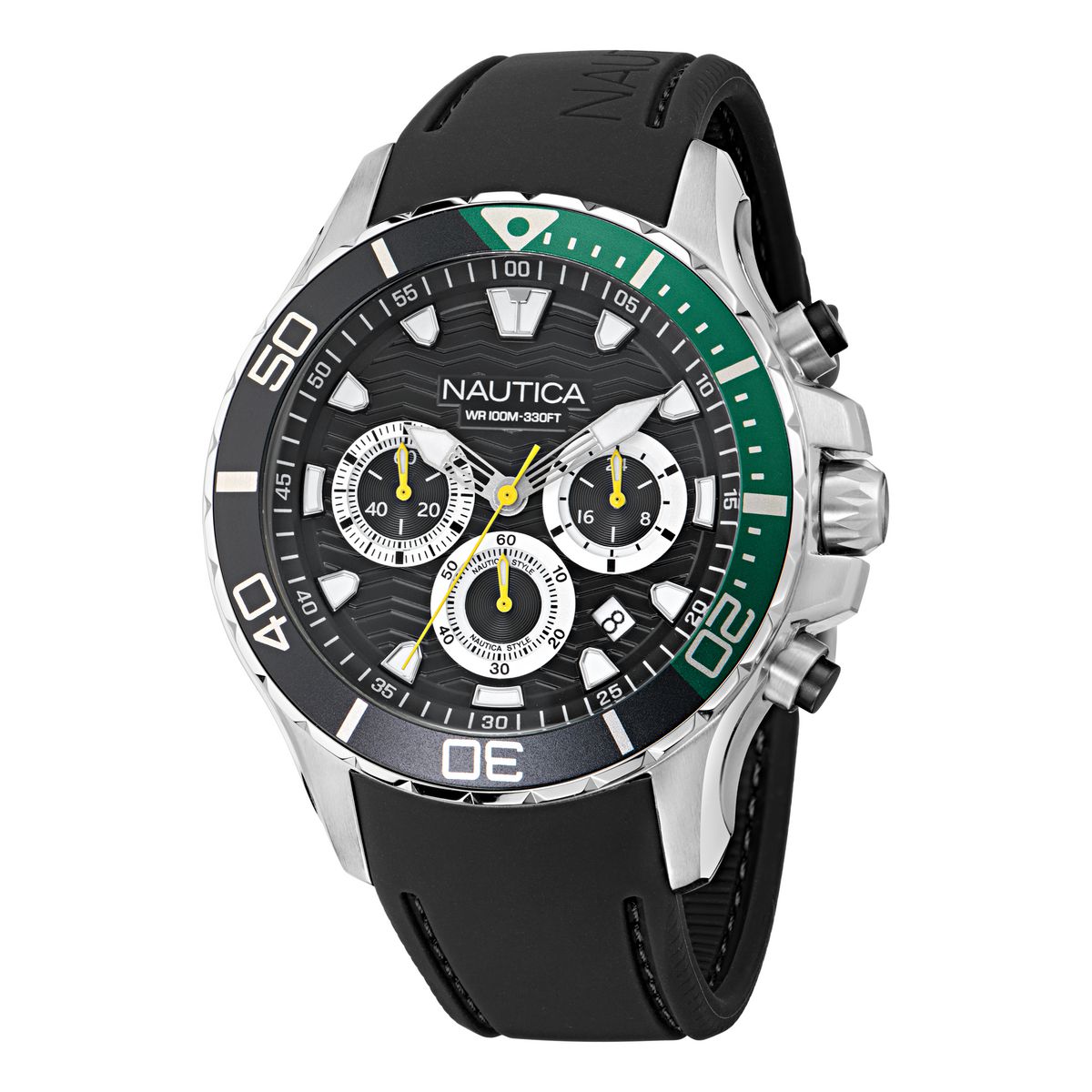 Reloj Nautica Hombre NST. Silicona Negro NAPNSS502