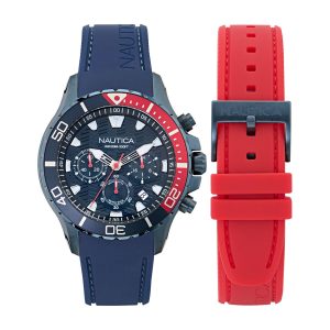 Reloj Nautica Hombre NST. Silicona Azul NAPNSS505