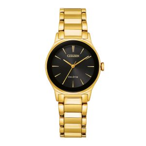 Reloj Citizen Mujer Axiom. Acero inoxidable Dorado EM0737-58E