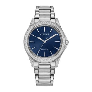 Reloj Citizen Mujer Eco-Drive. Acero inoxidable Plateado EM0940-54L