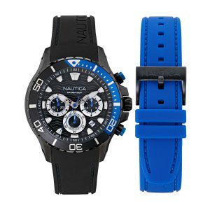 Reloj Nautica Hombre NST. Silicona Negro NAPNSS506