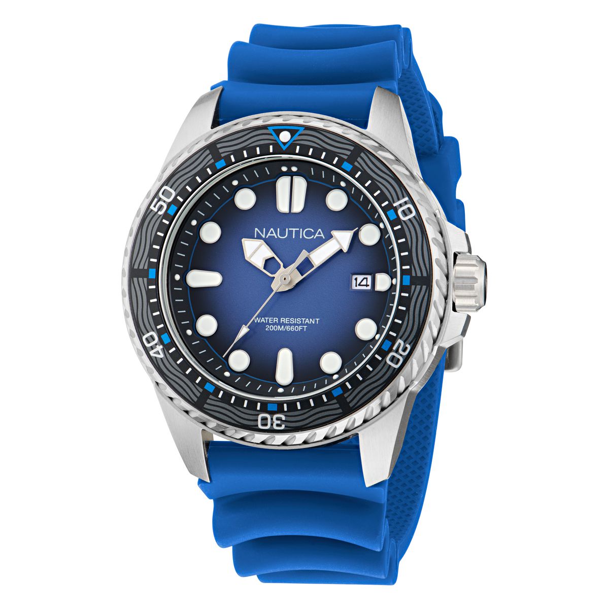 Reloj Nautica Hombre NCT Sea Dive. Silicona Negro NAPSDF504 - Imagen 3