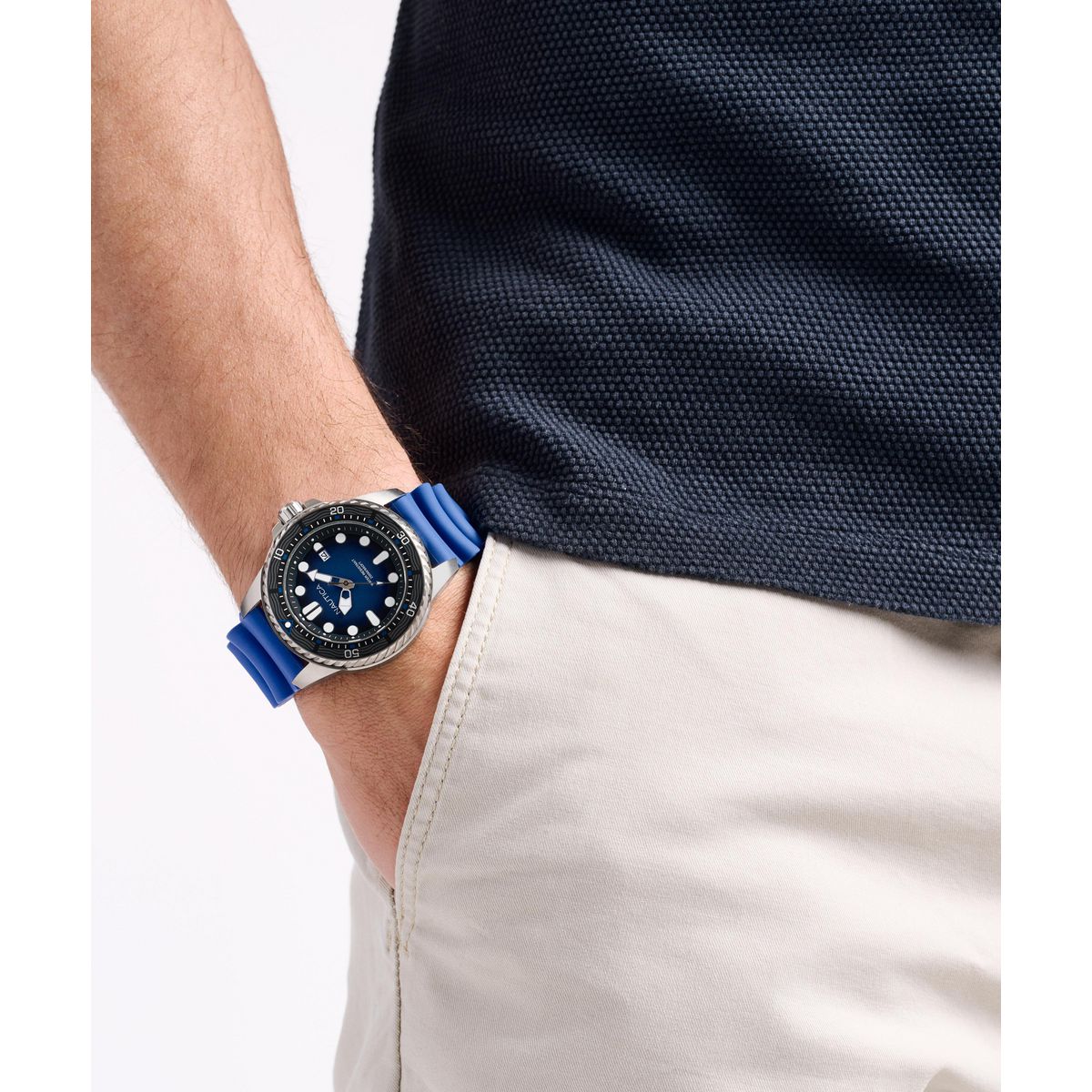 Reloj Nautica Hombre NCT Sea Dive. Silicona Negro NAPSDF504 - Imagen 4
