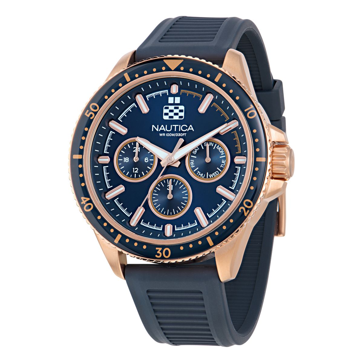 Reloj Nautica Hombre NCT. Silicona Azul NAPWRF403