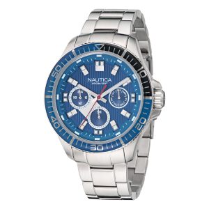 Reloj Nautica Hombre NCT Windrose. Acero Inoxidable Plateado NAPWRS505