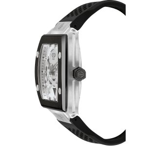Reloj Philipp Plein Hombre The Skeleton. Silicona Negro PWAAA0121