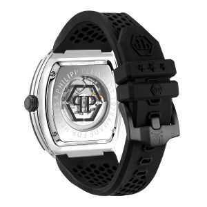 Reloj Philipp Plein Hombre The Skeleton. Silicona Negro PWAAA0121