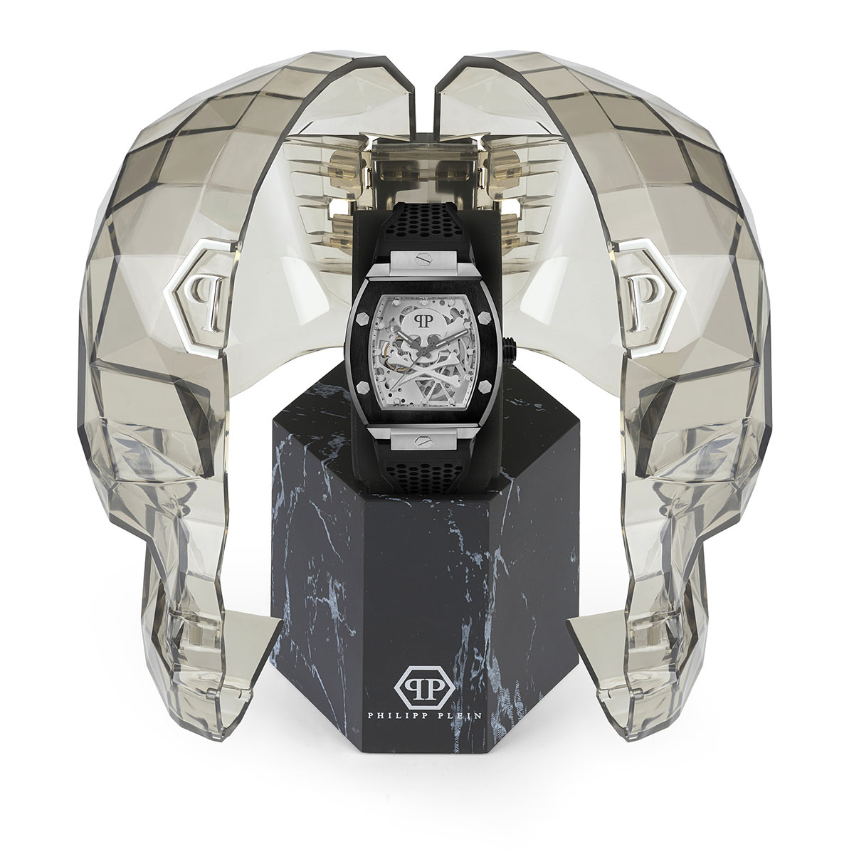 Reloj Philipp Plein Hombre The Skeleton. Silicona Negro PWAAA0121 - Imagen 3