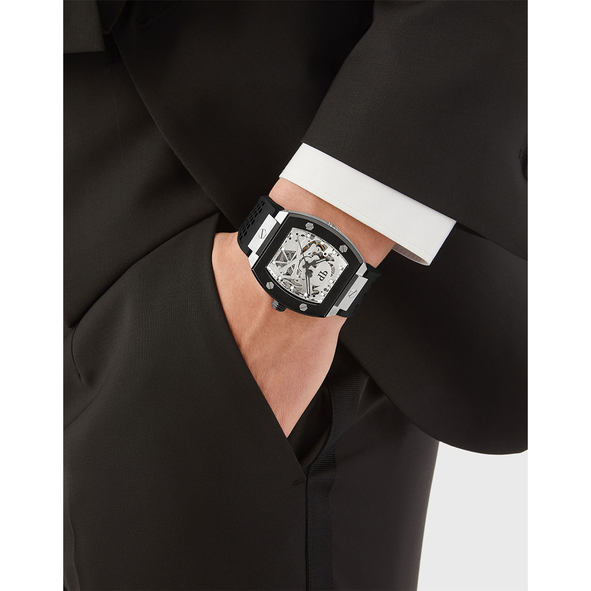 Reloj Philipp Plein Hombre The Skeleton. Silicona Negro PWAAA0121 - Imagen 4