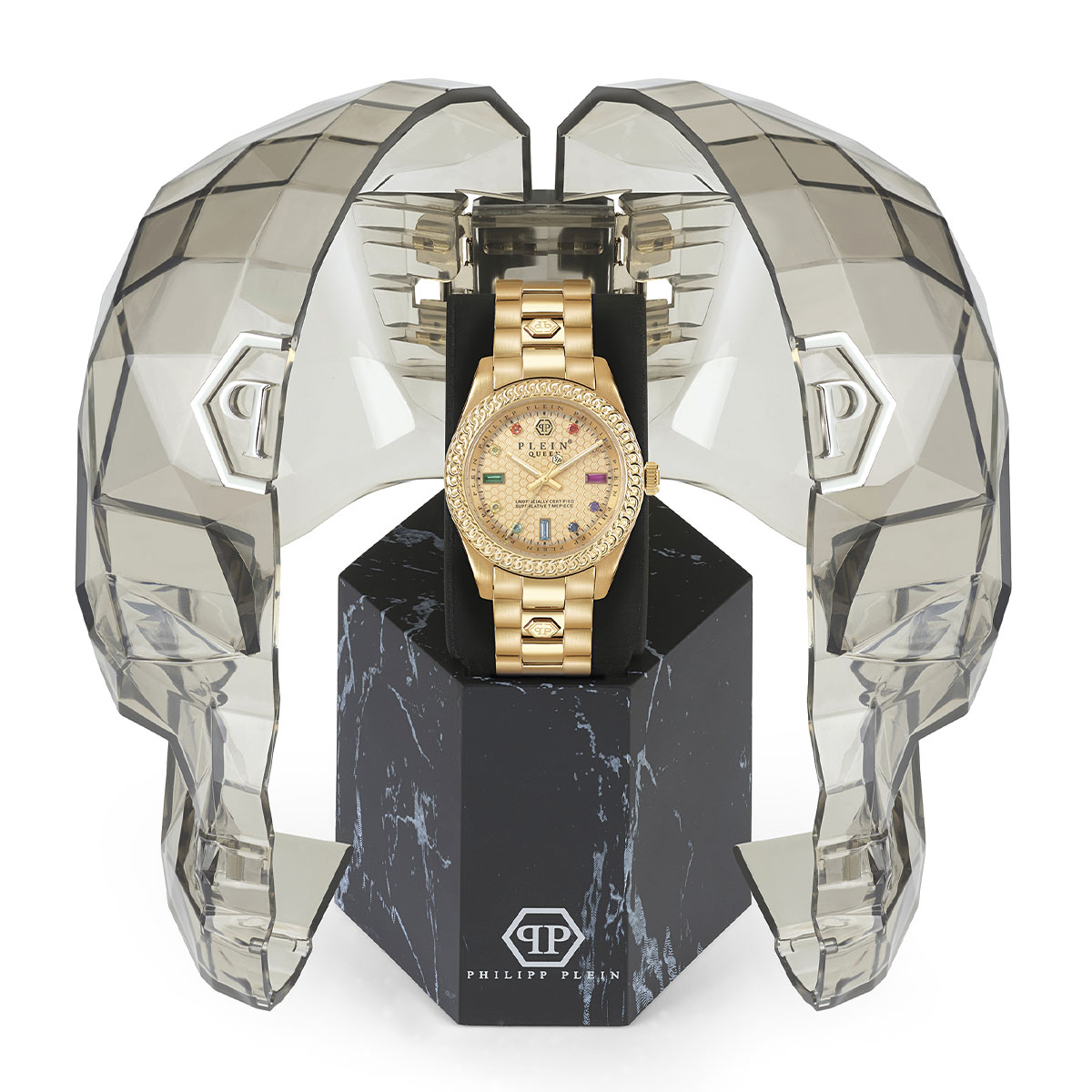 Reloj Philipp Plein Mujer Queen. Acero Inoxidable Dorado PWDAA0721 - Imagen 4