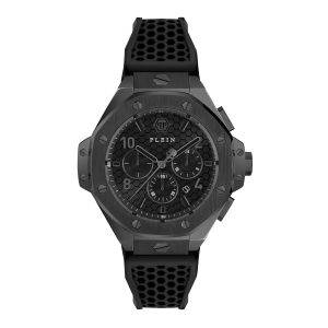Reloj Philipp Plein Hombre Chrono Royal. Silicona Negro PWPRA0924