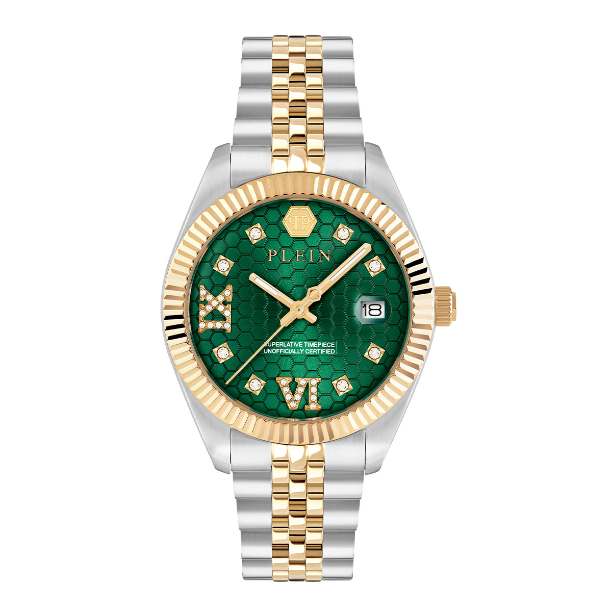 Reloj Philipp Plein Mujer Date Superlative. Acero Inoxidable Plateado PWYFA0225