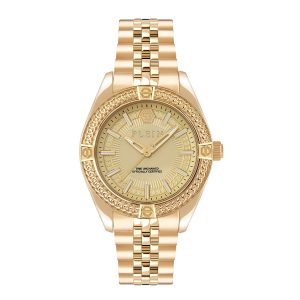 Reloj Philipp Plein Hombre Icon Chain. Acero Inoxidable Dorado PWZFA0325