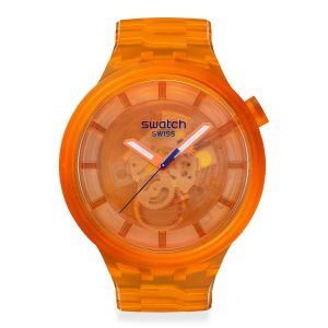 Reloj Swatch Unisex Orange Joy. Plástico Naranja SB05O103