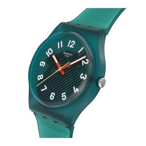Reloj Swatch Unisex Wavelengths Of Moss. Silicona Verde SO28L100