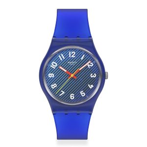 Reloj Swatch Unisex Wavelengths Of Water. Silicona Azul SO28S107